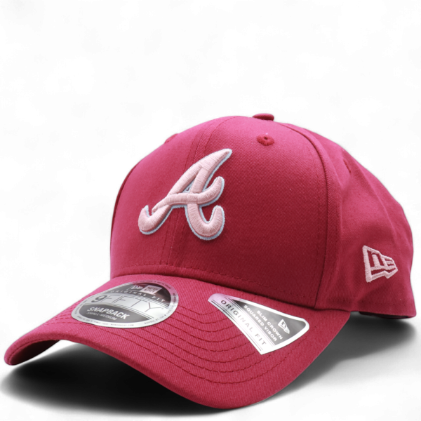 Gorra New Era Atlanta Braves World Series Dark 9FIFTY Rojo