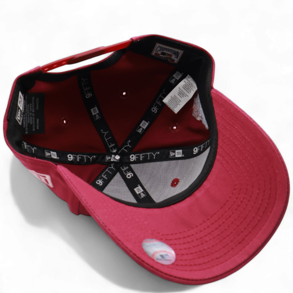 Gorra New Era Atlanta Braves World Series Dark 9FIFTY Rojo