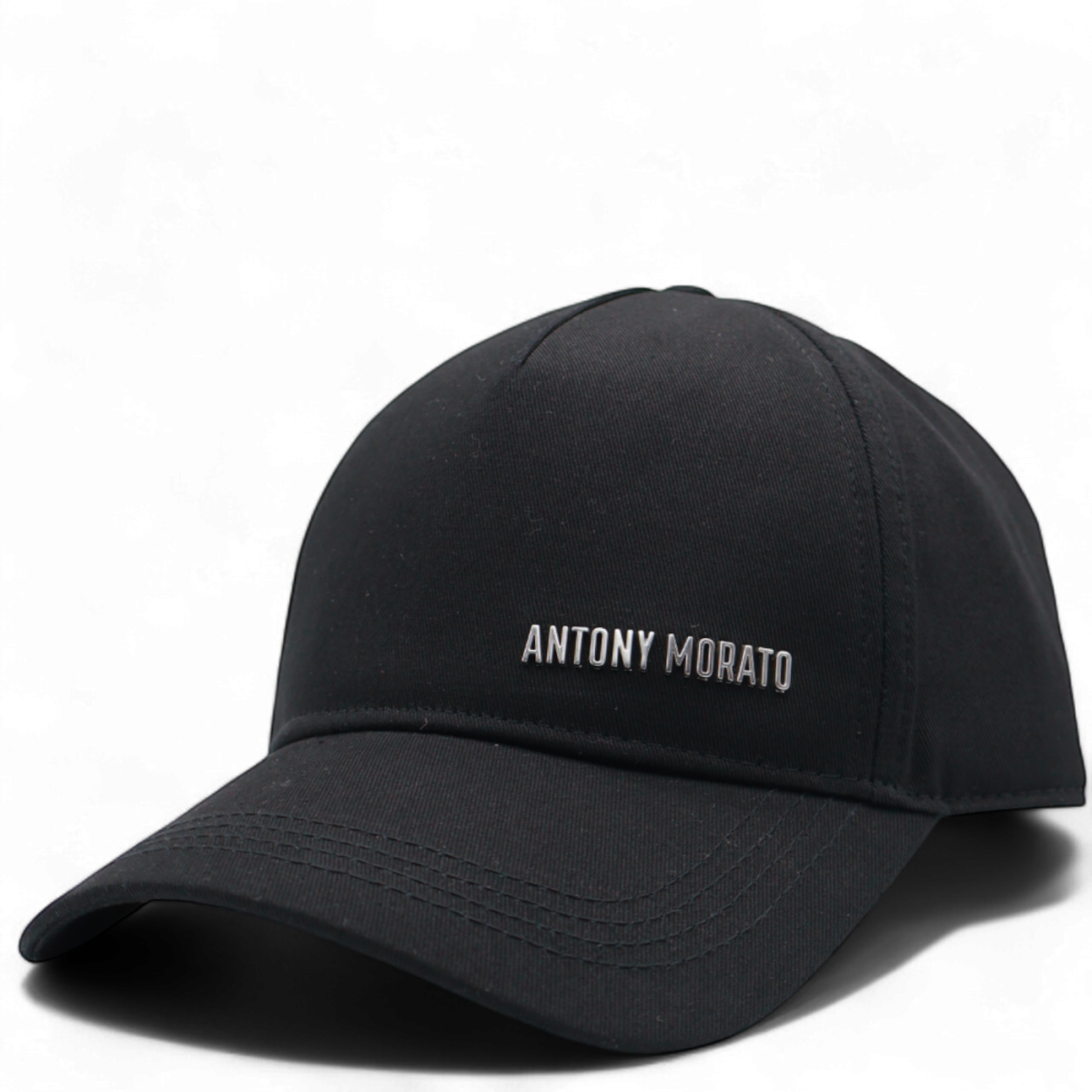 Gorra Antony Morato de Beisbol Algodon Suave Negro