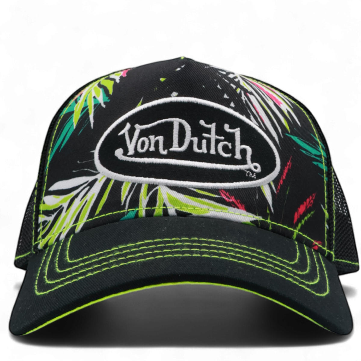 Gorra Von Dutch Curva Ajustable Hawai Negro 2