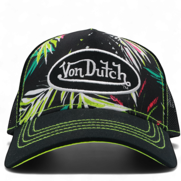 Gorra Von Dutch Curva Ajustable Hawai Negro