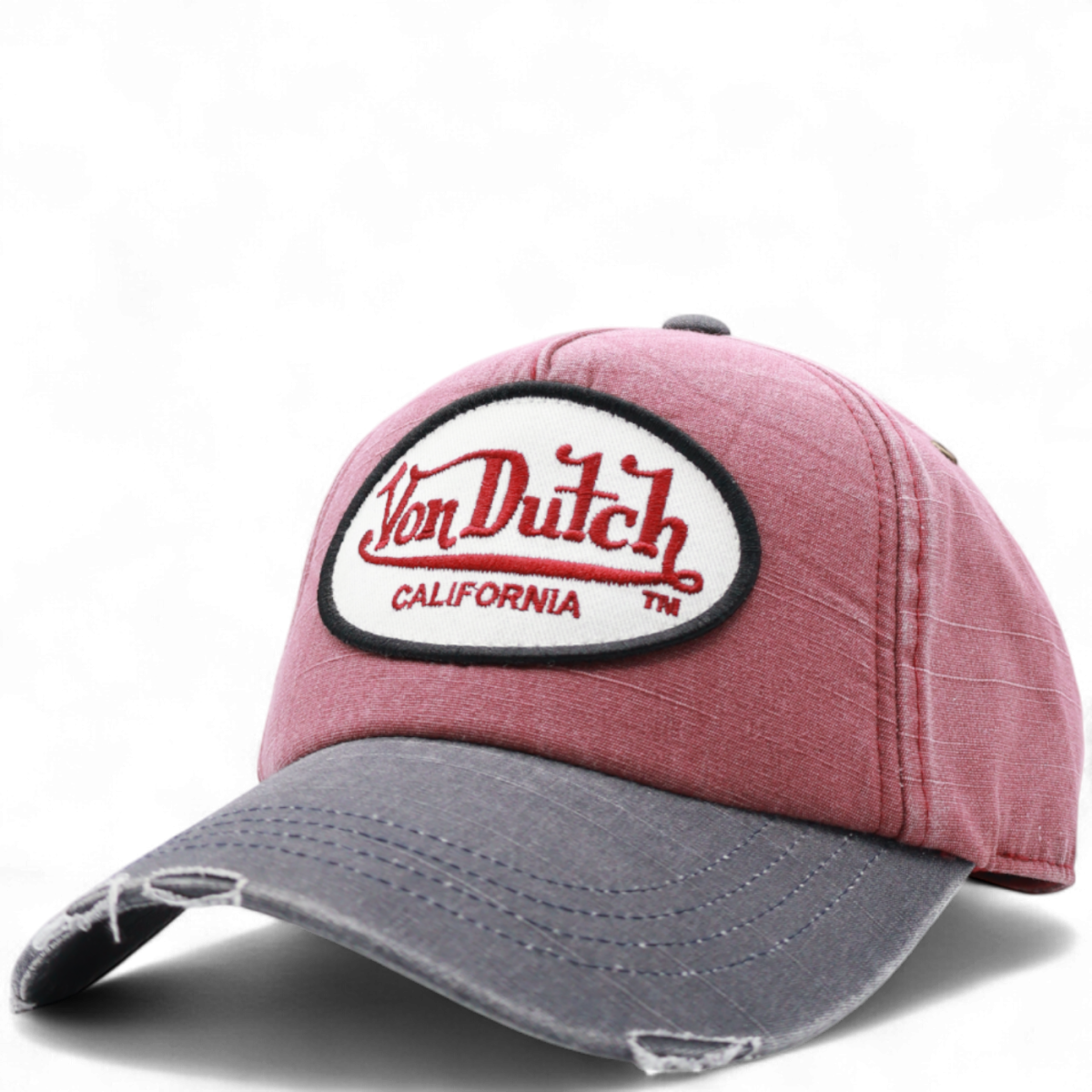 Gorra Von Dutch Curva Ajustable Jackrb Rojo