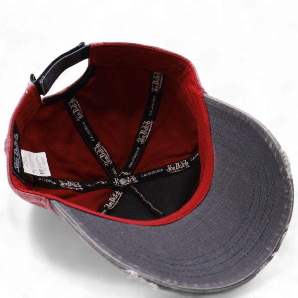 Gorra Von Dutch Curva Ajustable Jackrb Rojo