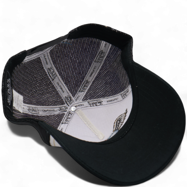 Gorra Von Dutch Curva Ajustable Eye Art Blanco
