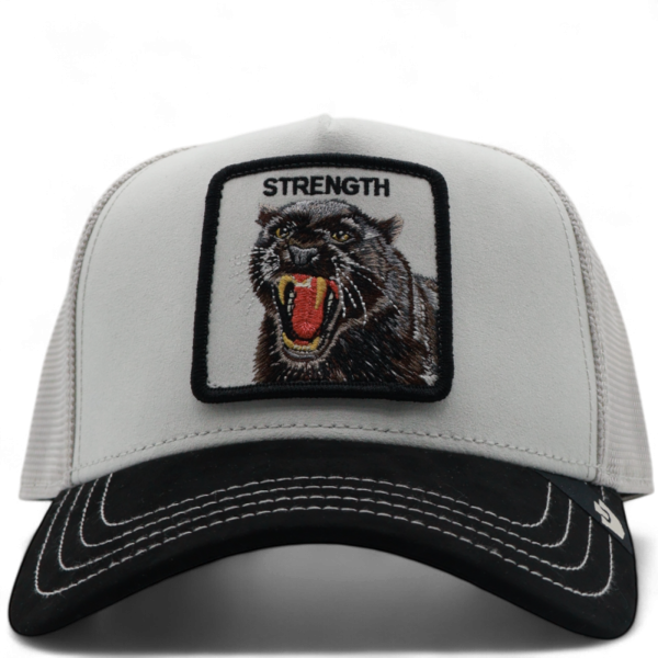 Gorra Goorin Bros Pantera Blanca y Negra Strength