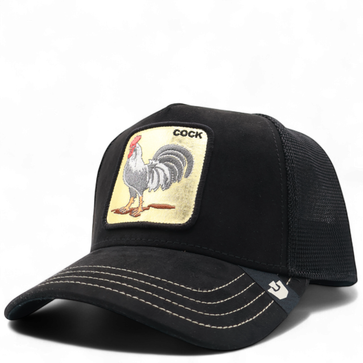 Gorra Goorin Bros Gallo Negra Cock Gold