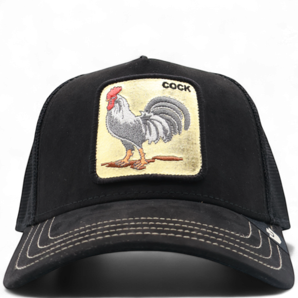 Gorra Goorin Bros Gallo Negra Cock Gold