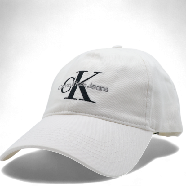 Gorra Calvin Klein CK Monologo Blanco | Moderna y Minimalista