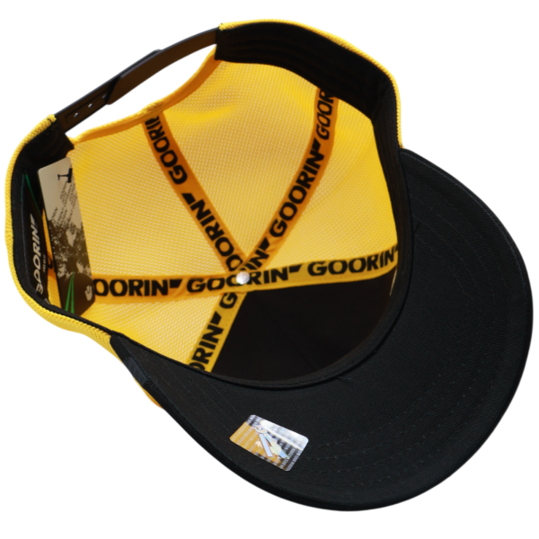 Gorra Goorin Bros León Mighty Amarilla y Negra