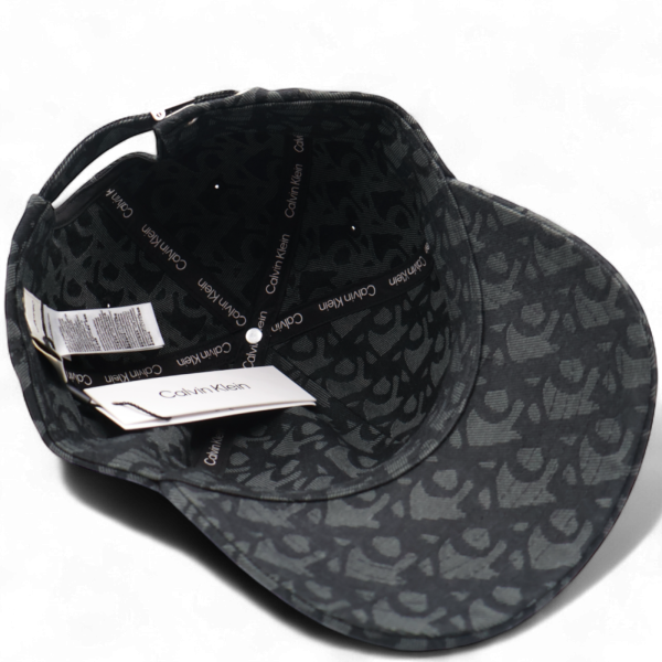 Gorra Calvin Klein Jacquard Logo CK Negro