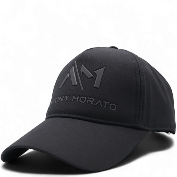 Gorra Antony Morato de Beisbol Algodon Logo AM Negro
