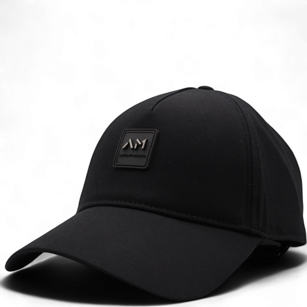 Gorra Antony Morato Negra Logo AM Relieve