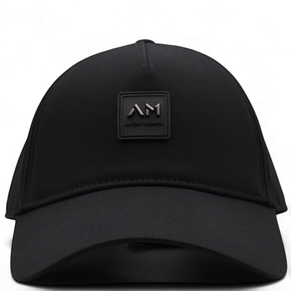 Gorra Antony Morato Negra Logo AM Relieve 2