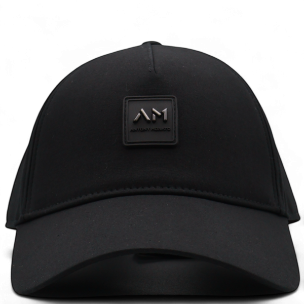 Gorra Antony Morato Hombre Negro | Logo AM Relieve