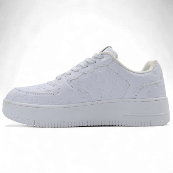 Zapatillas Gianni Kavanagh Logo Estampado Marcado Blanco