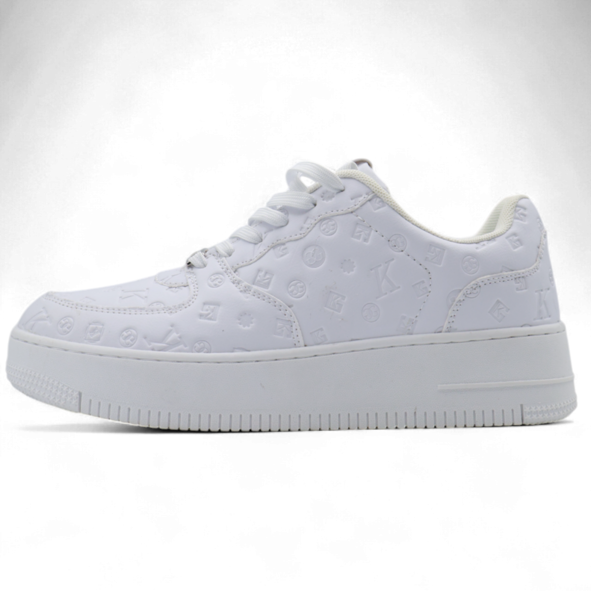 Zapatillas Gianni Kavanagh Logo Estampado Marcado Blanco