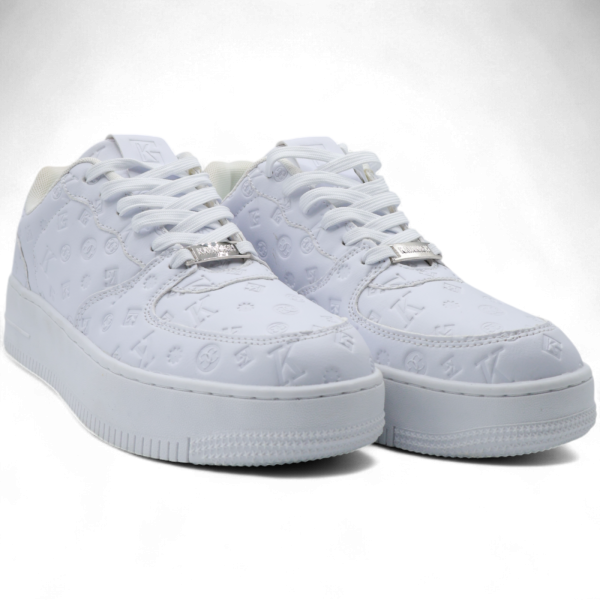 Zapatillas Gianni Kavanagh Logo Estampado Marcado Blanco