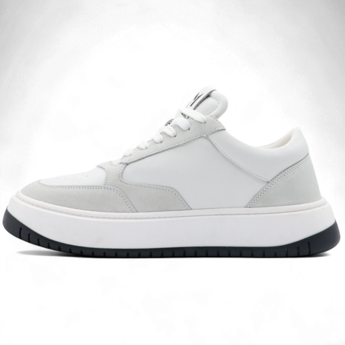 Zapatillas Antony Morato Skinny Blanco y Gris con logo Redon 2