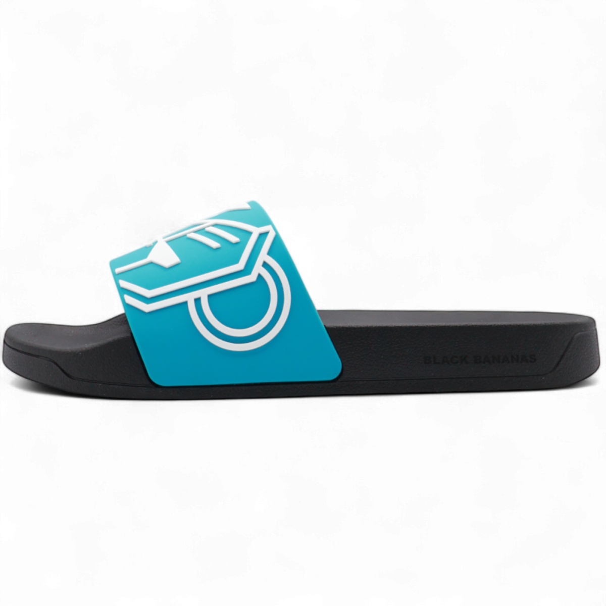 Chanclas Black Bananas Commander Slides Negro y Azul