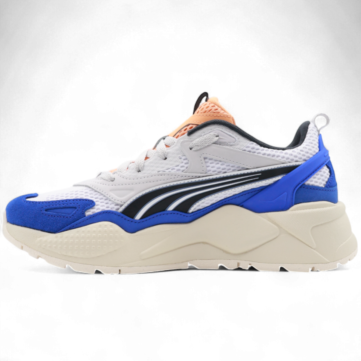 Zapatillas Puma RS-X Efekt Blanco y Azul 2