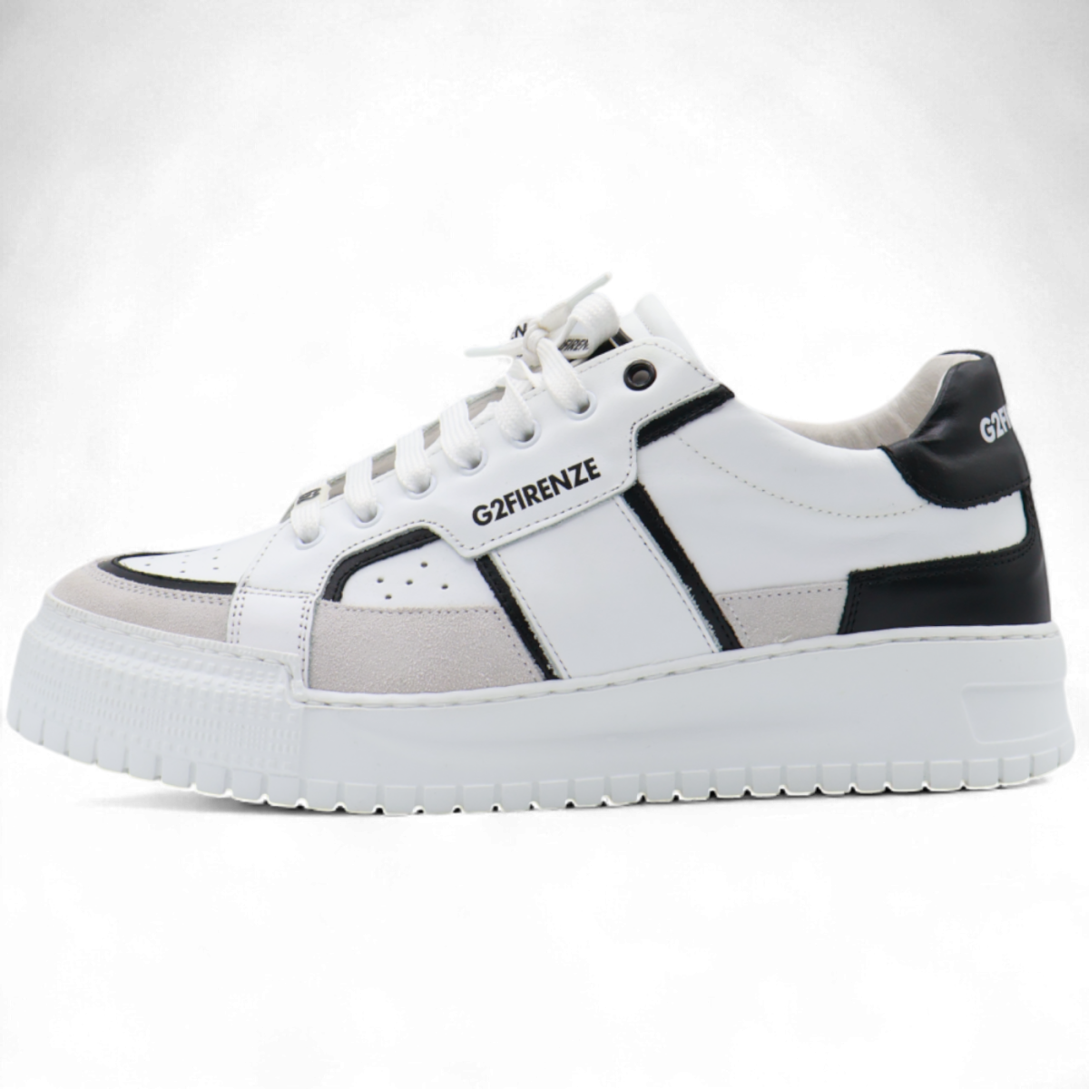 Zapatillas G2 Firenze Gomma Blanco y Negro