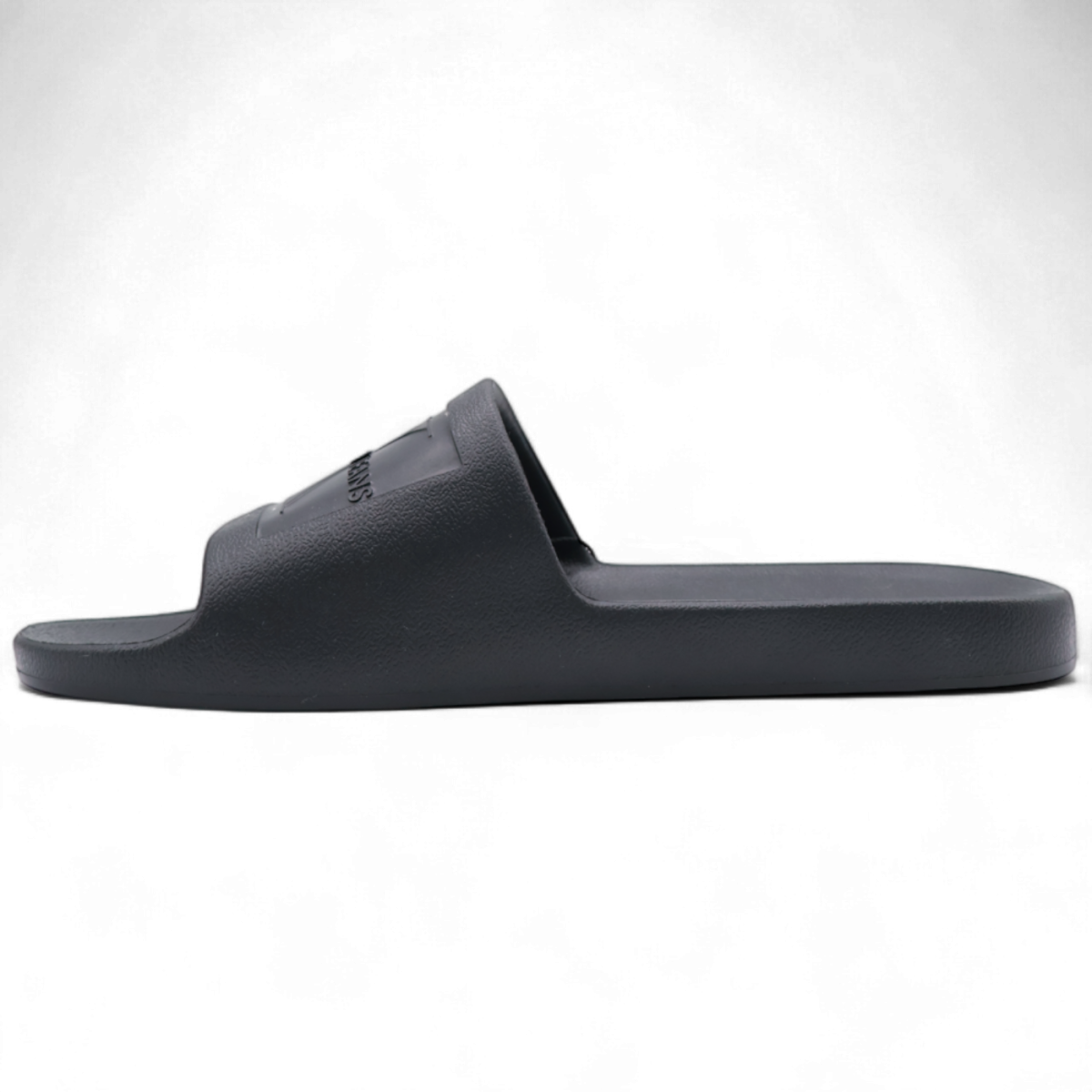 Chanclas Calvin Klein Monograma Devossed Negro 2