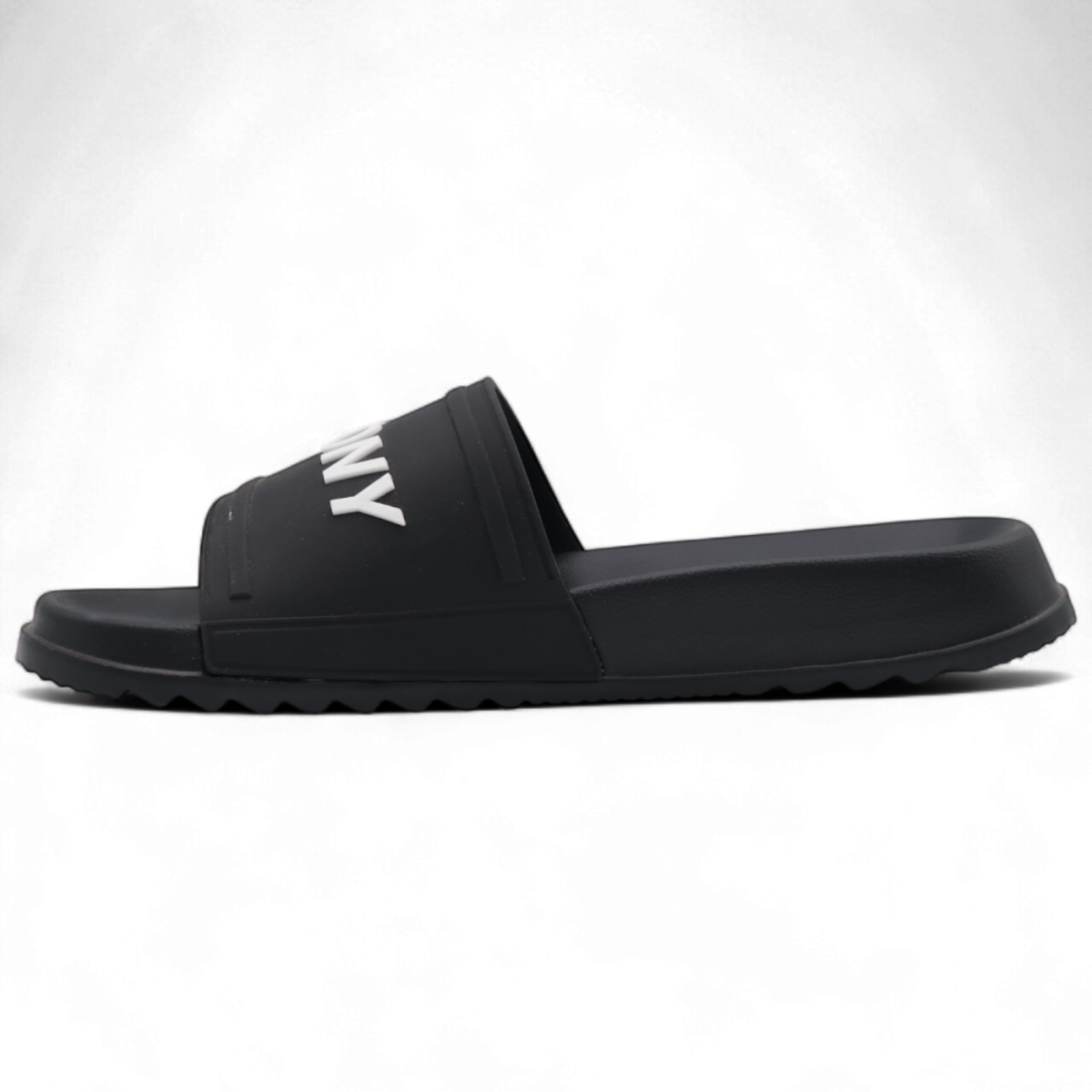 Chanclas Antony Morato Negras Logo Goma EVA Blanco 2