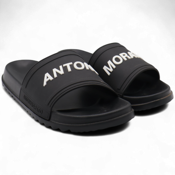 Chanclas Antony Morato Negras Logo Goma EVA Blanco Antony Morato | Calzado  - Estilo urbano premium