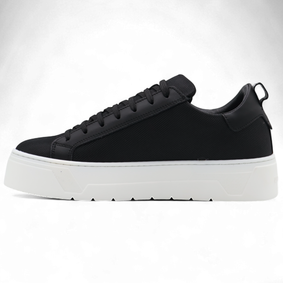 Zapatilla Antony Morato Nylon y Cuero Metal Bold Negro 2