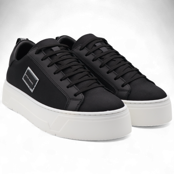 Zapatilla Antony Morato Nylon y Cuero Metal Bold Negro Antony Morato | Calzado  - Estilo urbano premium