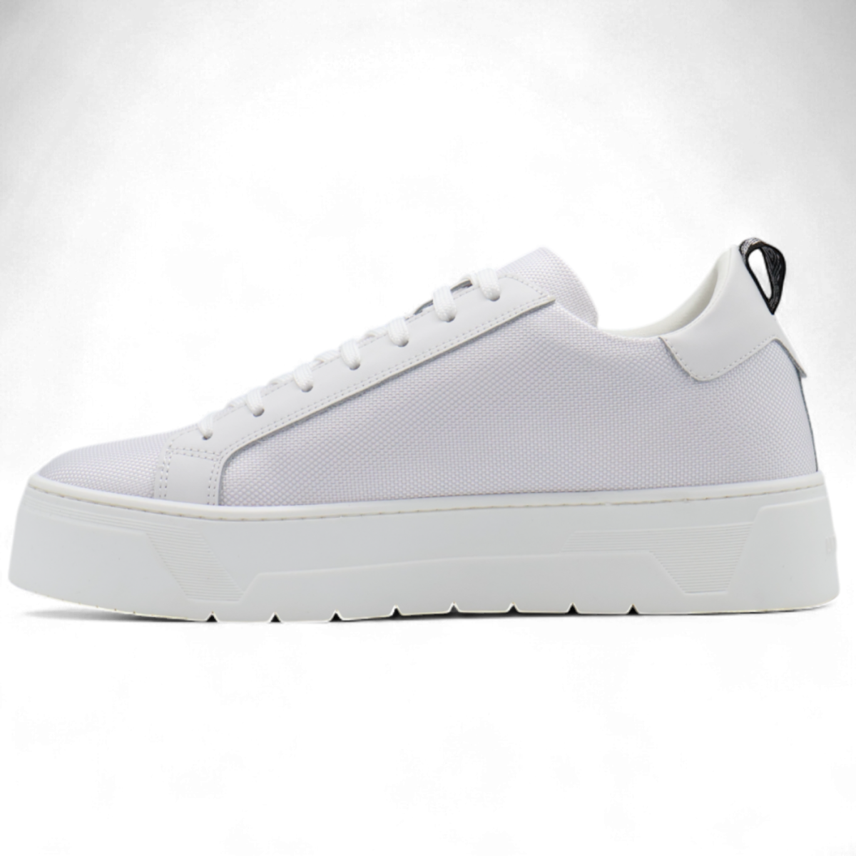 Zapatilla Antony Morato Nylon y Cuero Metal Bold Blanco 2
