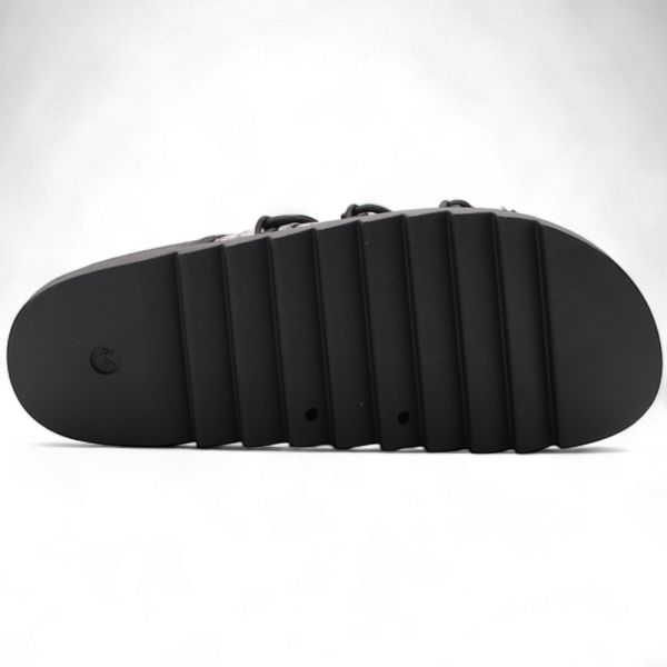 Chanclas Gianni Kavanagh Scroll Cordon Negro y Blanco