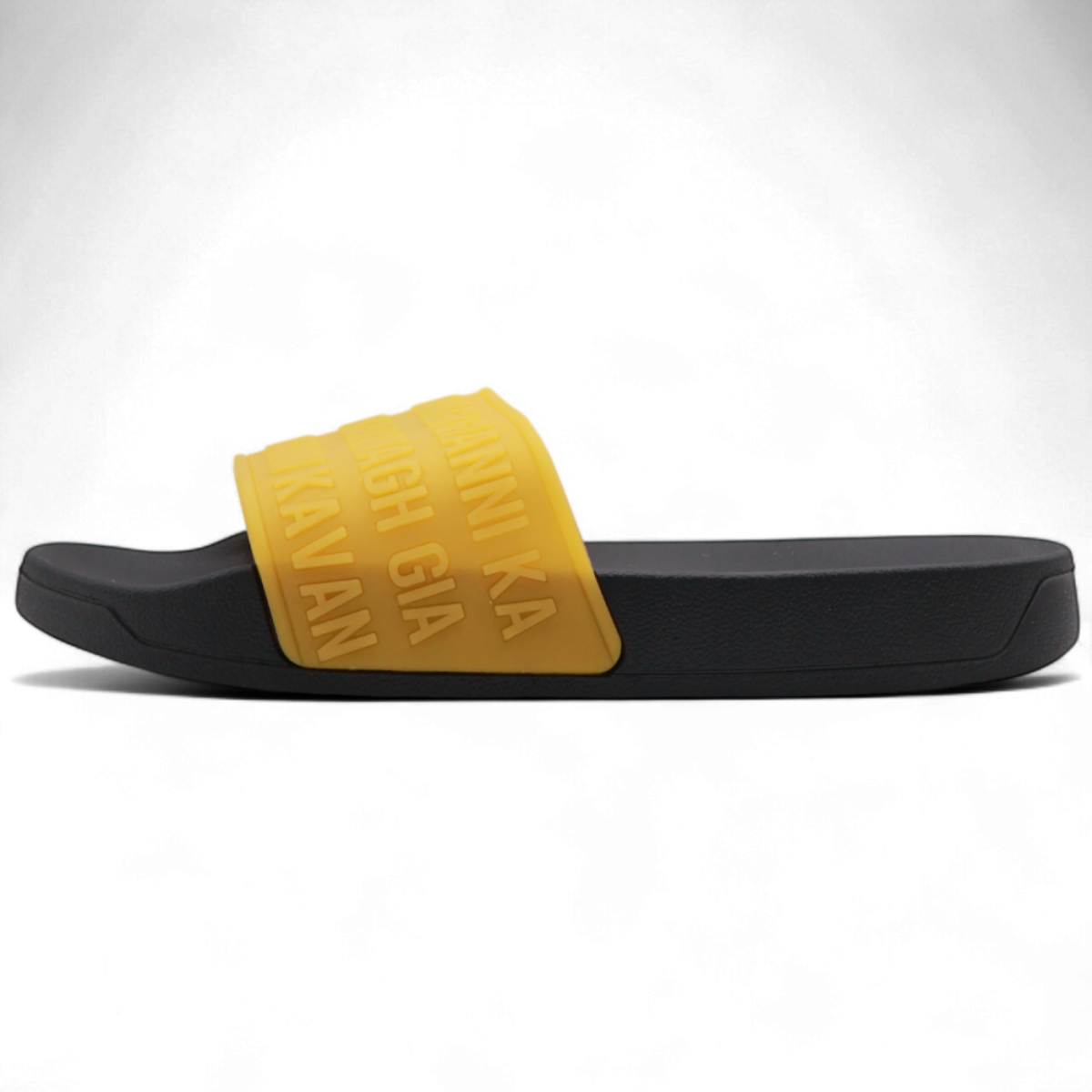 Chanclas Gianni Kavanagh Scroll Slider Negro y Dorado