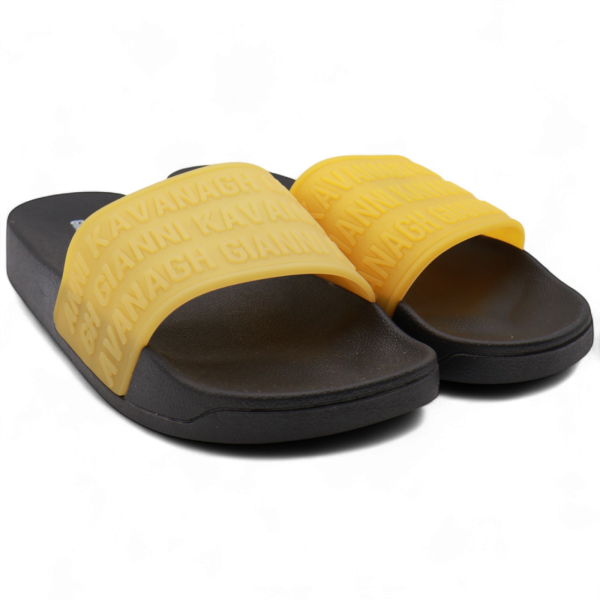 Chanclas Gianni Kavanagh Scroll Slider Negro y Dorado Gianni Kavanagh | Ropa de baño  - Estilo urbano premium