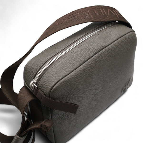 Bandolera Calvin Klein Jeans Logo Jaquard Caqui