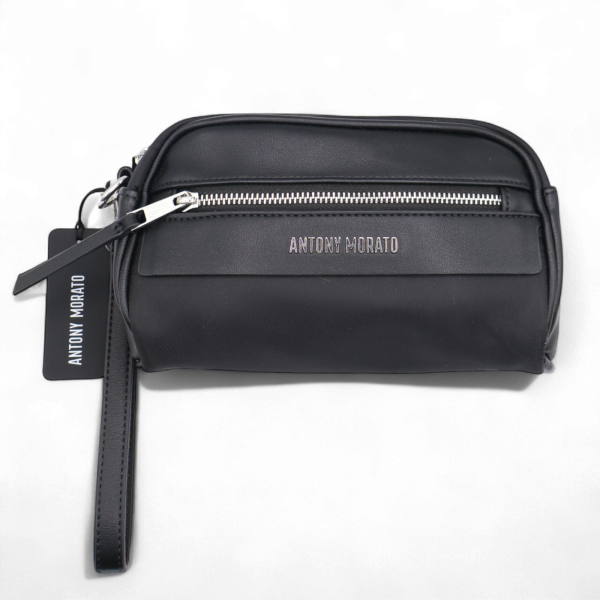 Bolso Antony Morato Piel Sintética y Nylon Negro – Moderno y Versátil