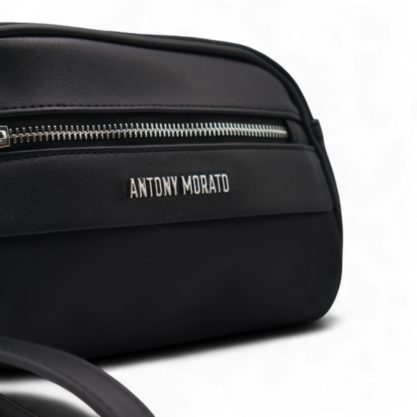 Bolso Antony Morato Piel Sintética y Nylon Negro – Moderno y Versátil