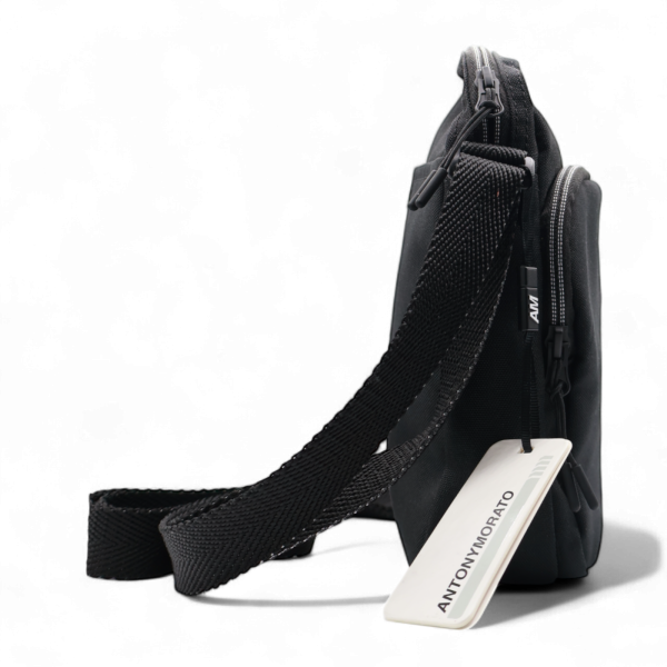 Bandolera Antony Morato Tecnica Logo Efecto 3D Negro