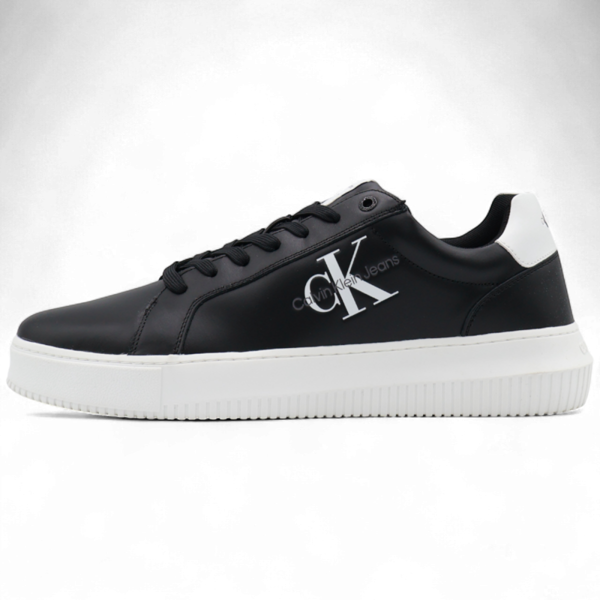 Zapatillas Calvin Klein Jeans de Piel Negro