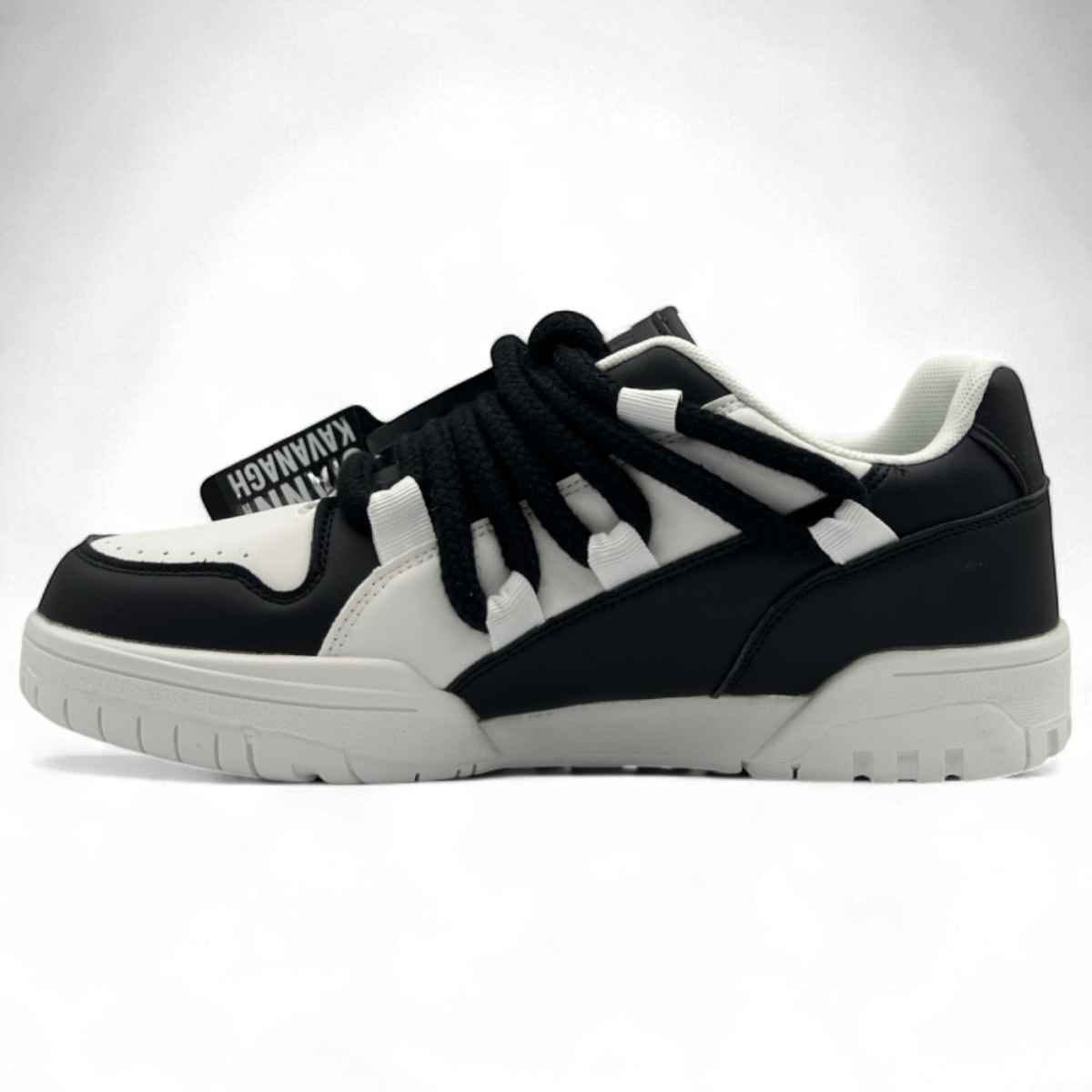 Zapatillas Gianni Kavanagh Chaos Cordon Grueso Negro 2
