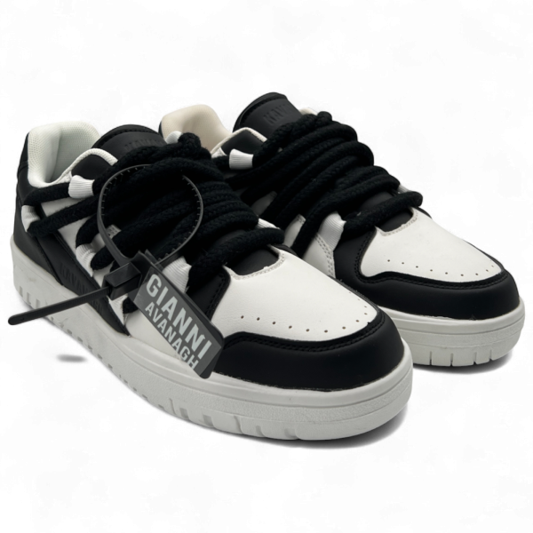 Zapatillas Gianni Kavanagh Chaos Cordon Grueso Negro