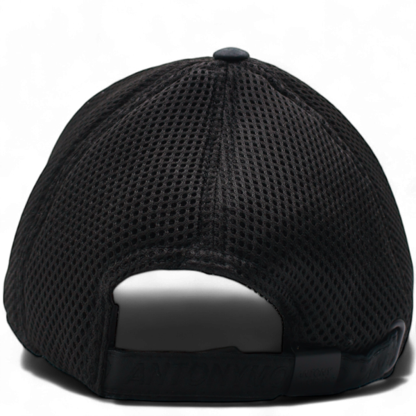 Gorra Antony Morato Negra con Placa de Goma