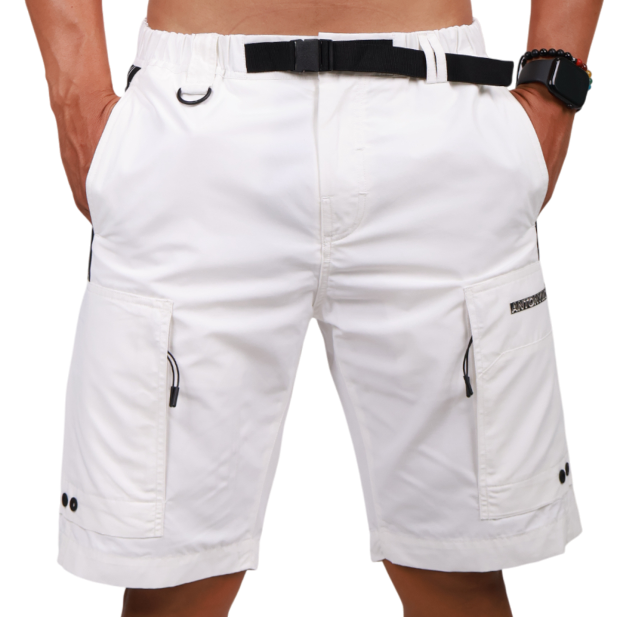 Short Antony Morato Tejido Tecnico Contraste Blanco Antony Morato | Short  - Estilo urbano premium