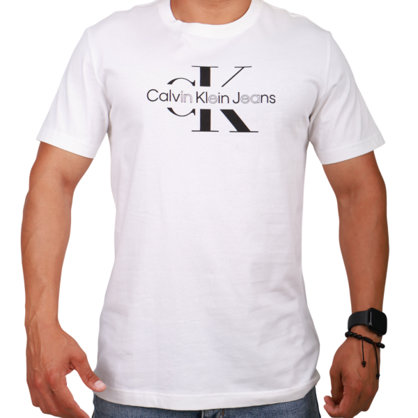 Camiseta Calvin Klein Monogrmaam Basic Frontal Blanco Calvin Klein | Camisetas  - Estilo urbano premium