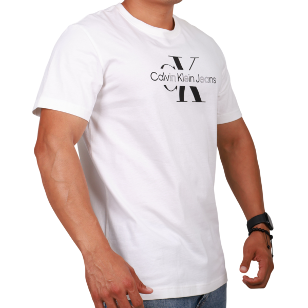 Camiseta Calvin Klein Monogrmaam Basic Frontal Blanco Calvin Klein | Camisetas  - Estilo urbano premium