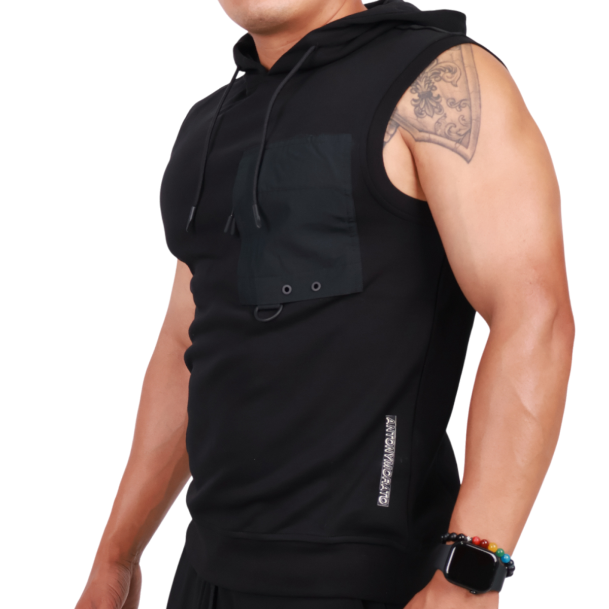 Sudadera Antony Morato sin Mangas Mezcla Algodon Negro Antony Morato | Sudaderas  - Estilo urbano premium 2