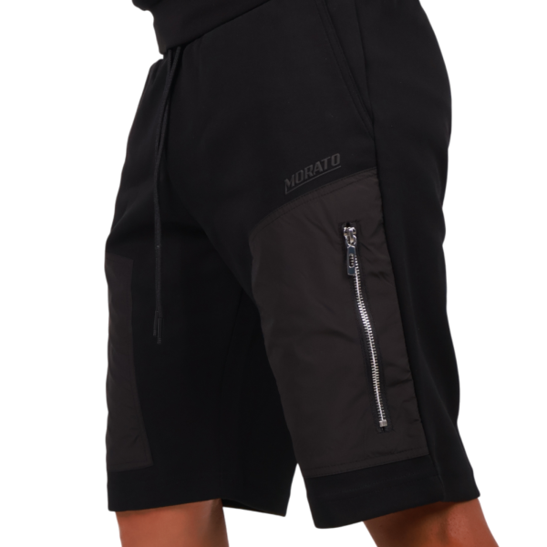 Pantalon Antony Morato Corto Bimaterial Algodon Negro Antony Morato | Short  - Estilo urbano premium