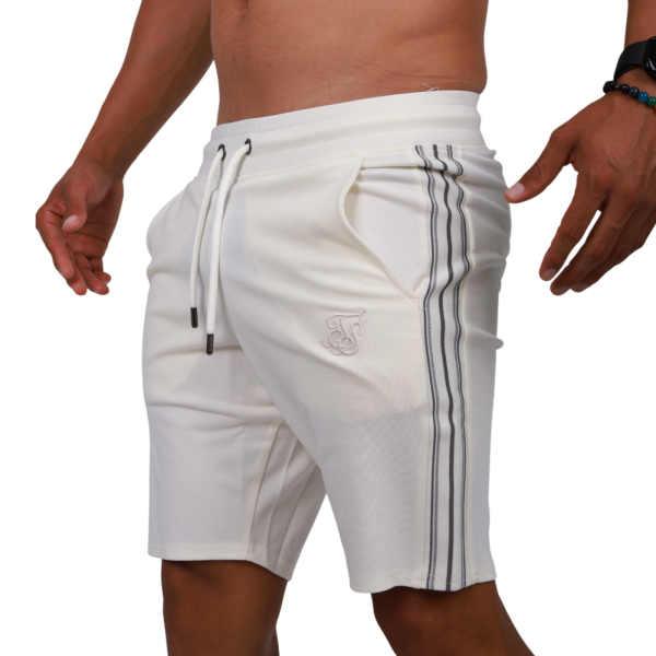 Pantalon SikSilk Ecru Tonal Blanco SikSilk | Short  - Estilo urbano premium