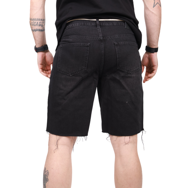 Jeans Corto SikSilk Loose Fit Dani Alves Negro SikSilk | Short  - Estilo urbano premium