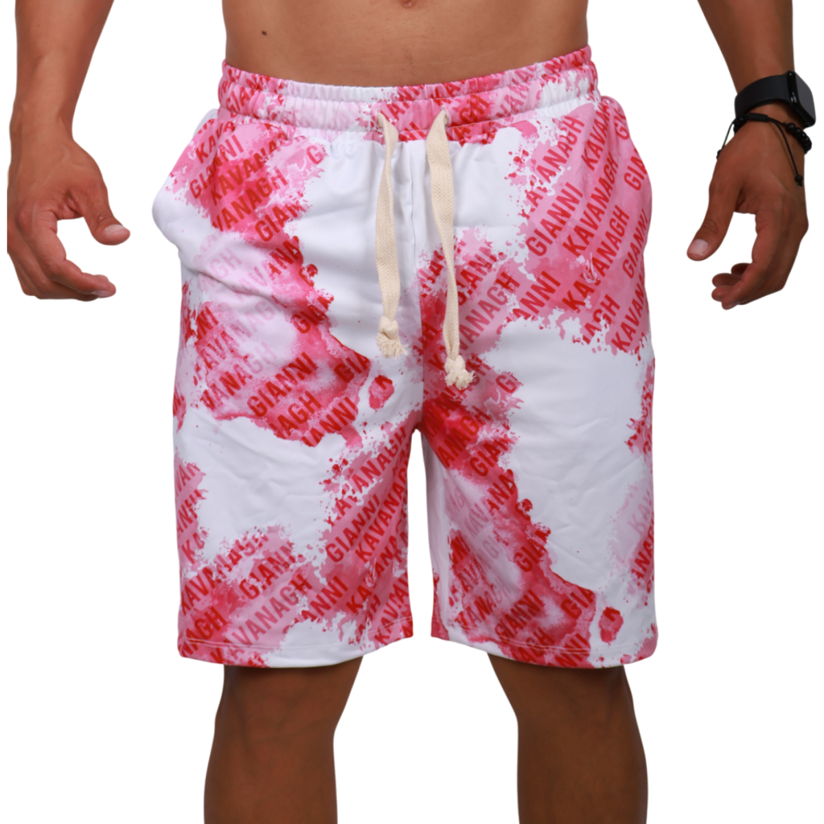 Short Gianni Kavanagh Sombreado Rosa Blanco Gianni Kavanagh | Short  - Estilo urbano premium